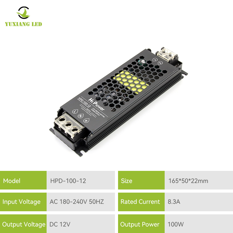 12v 100w Led Linear Lighting Power Supply