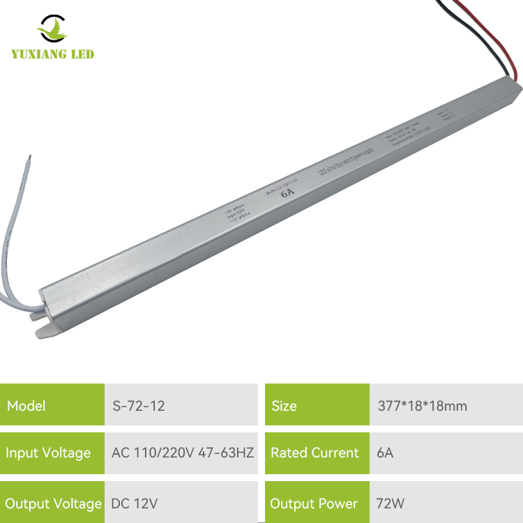 12v6a Ultra Slim Led Power Supply