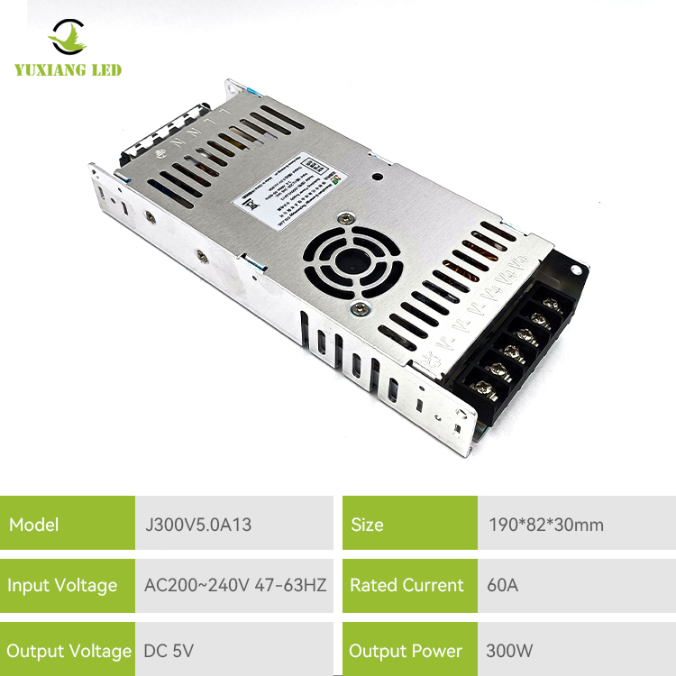 5V 60A 300W Led Display Screen Power Supply J300V5.0A13