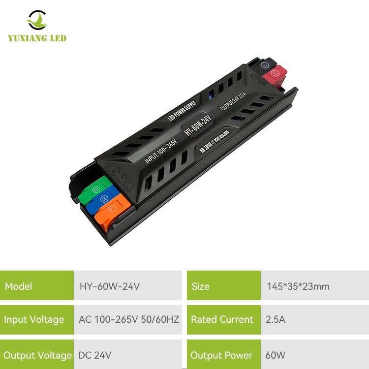 DC 24V 100W Ultra-thin Semi-potted LED Power Supply